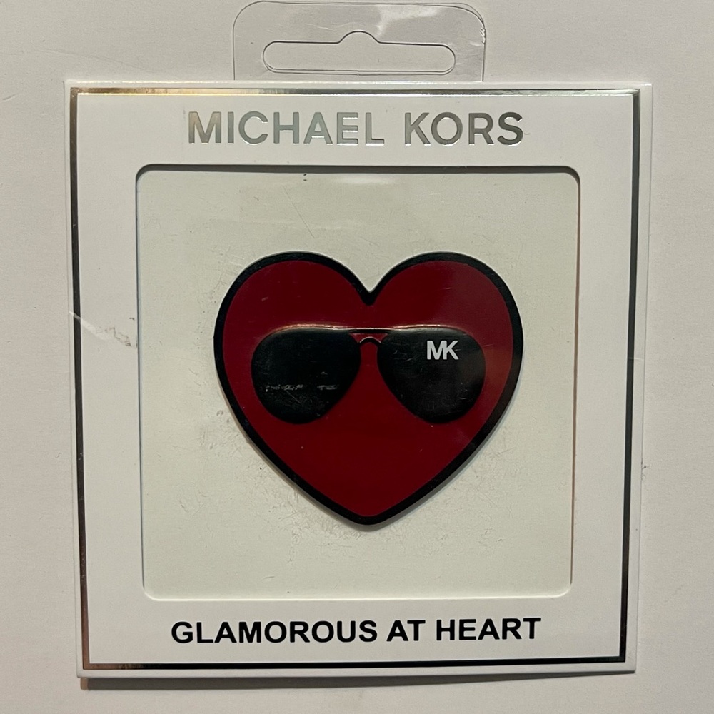 New Michael Kors Leather Sticker: Glamorous at Heart